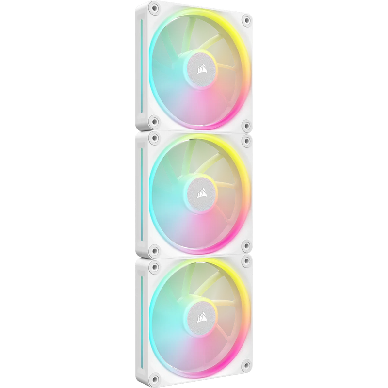 Corsair iCUE LINK LX120 RGB Starter Kit White 120mm PWM PC Case Triple Pack (3件裝) (CO-9051030-WW)