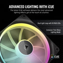 Corsair iCUE LINK LX140 RGB Starter Kit Black 140mm PWM PC Case Fan Dual Pack (2件裝) (CO-9051028-WW)