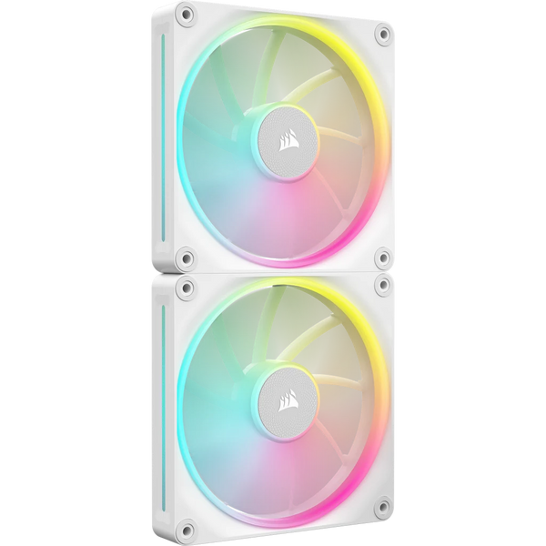 Corsair iCUE LINK LX140 RGB Starter Kit White 140mm PWM PC Case Fan Dual Pack (2件裝) (CO-9051032-WW)