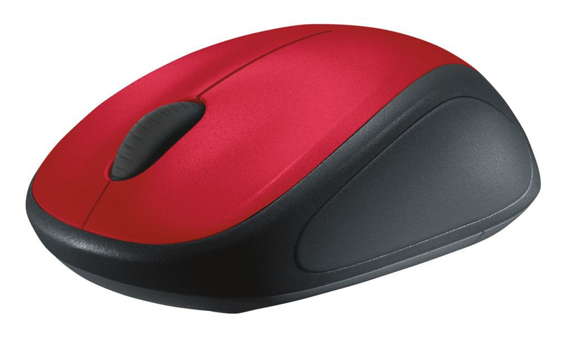 Logitech M235 Wireless Mouse Wireless Optical Mouse - Red 910-007130 Original licensed product 