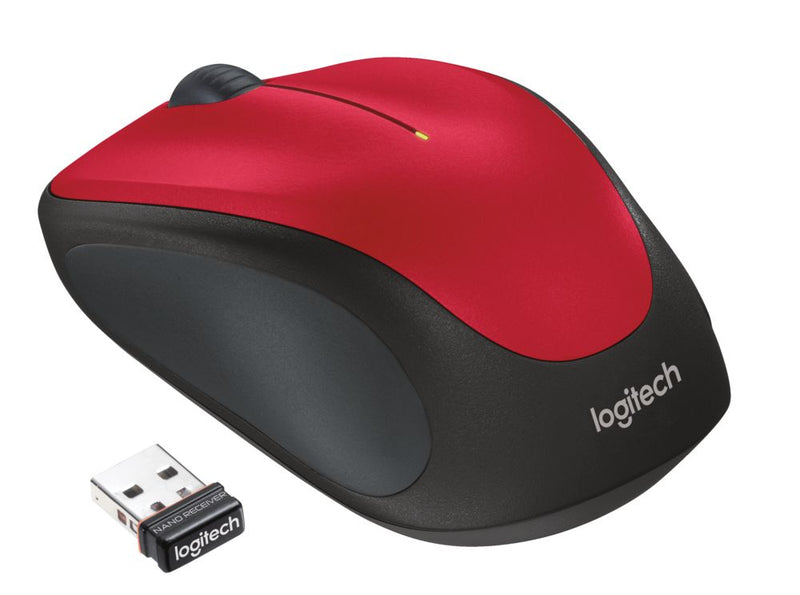 Logitech M235 Wireless Mouse Wireless Optical Mouse - Red 910-007130 Original licensed product 