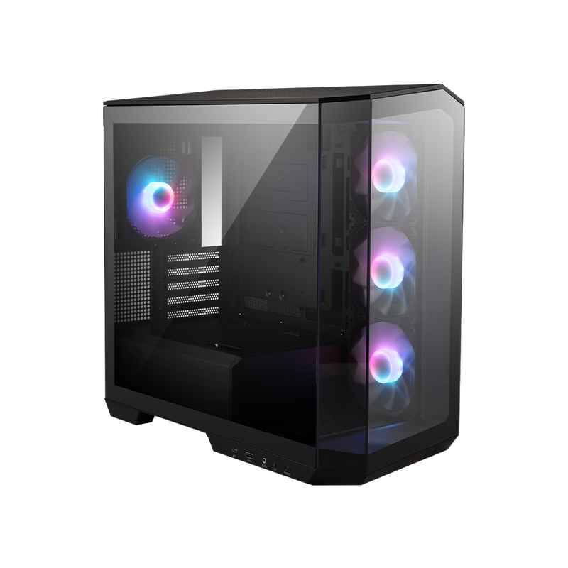 MSI MAG PANO 100R PZ BLACK 黑色 Mid-Tower EATX Gaming Case 支援背插式主機板 (CA-MPZ100R)
