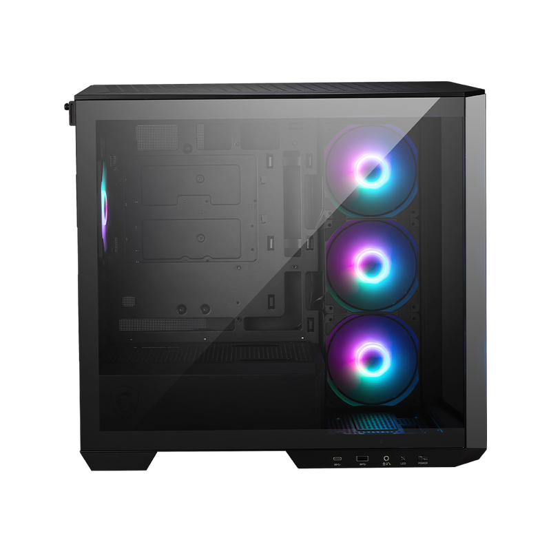 MSI MAG PANO 100R PZ BLACK 黑色 Mid-Tower EATX Gaming Case 支援背插式主機板 (CA-MPZ100R)
