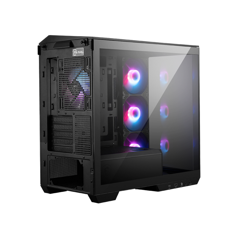 MSI MAG PANO 100R PZ BLACK 黑色 Mid-Tower EATX Gaming Case 支援背插式主機板 (CA-MPZ100R)