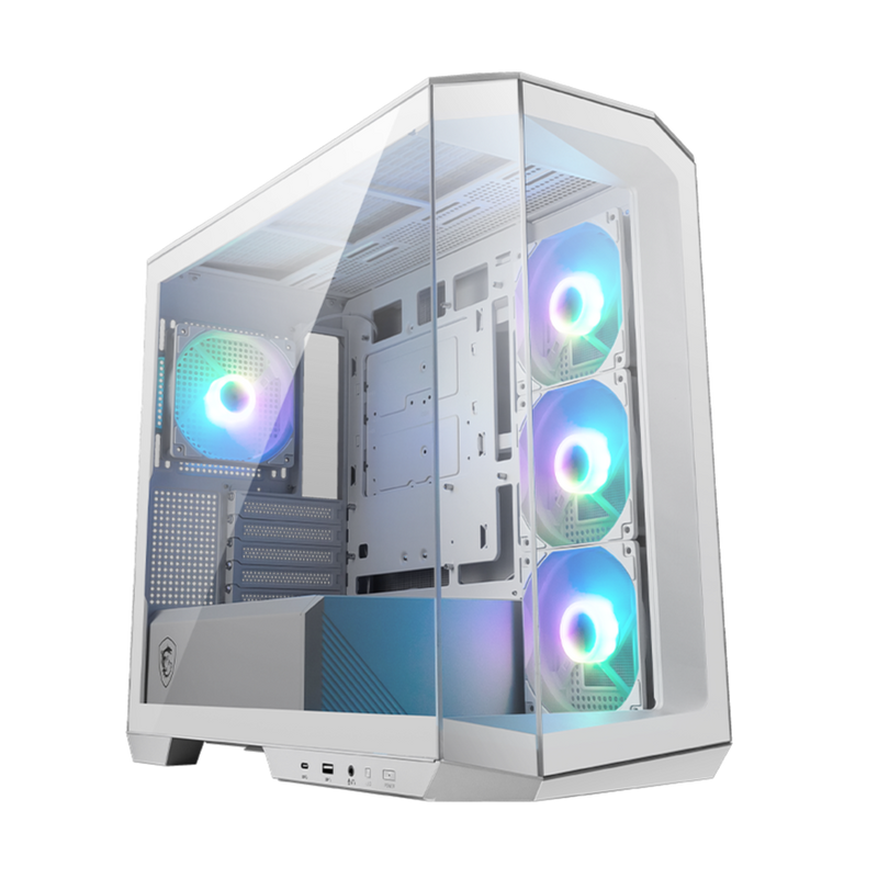 MSI MAG PANO M100R PZ WHITE 白色 Micro ATX Case 支援背插式主機板 (CA-MPZM10W)