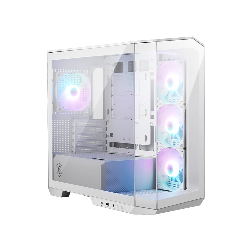 MSI MAG PANO M100R PZ WHITE 白色 Micro ATX Case 支援背插式主機板 (CA-MPZM10W)