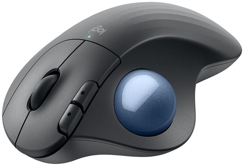 Logitech Ergo M575S Trackball Mouse Wireless Trackball Mouse - Graphite Graphite Gray 910-007031 Original Licensed 