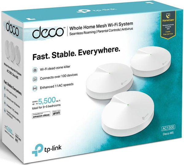TP-Link Deco M5 AC1300 Whole Home Mesh Wi-Fi Unit (3-pack)