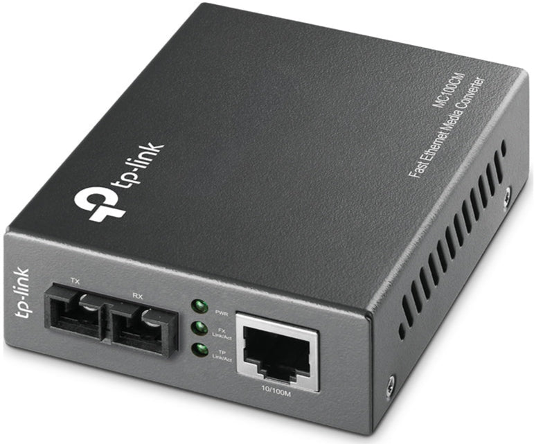 TP-Link MC100CM 10/100 Mbps RJ45 to 100 Mbps Multi-mode SC Fiber Converter (TP-NE-MC100CM)