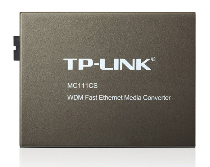 TP-Link MC111CS 10/100 Mbps RJ45 to 100 Mbps Single-mode SC WDM Bi-Directional Fiber Converter (TP-NE-MC111CS)