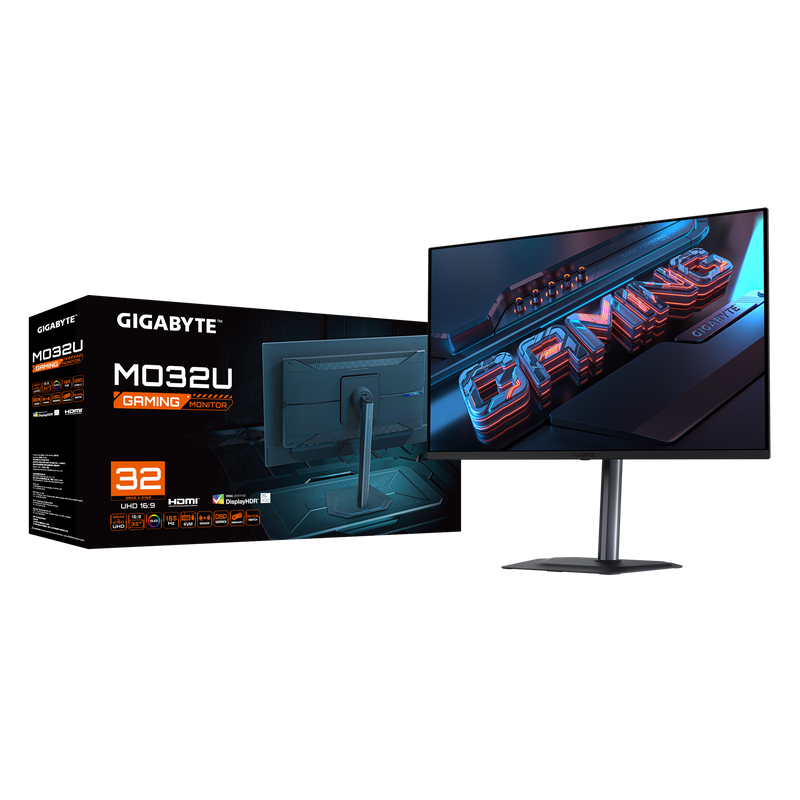 GIGABYTE 31.5" MO32U 165Hz 4K UHD QD-OLED (16:9) 電競顯示器