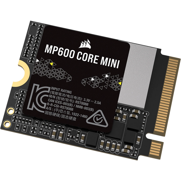 Corsair 2TB MP600 CORE MINI CSSD-F2000GBMP600CMN M.2 2230 PCIe Gen4 x4 NVMe SSD