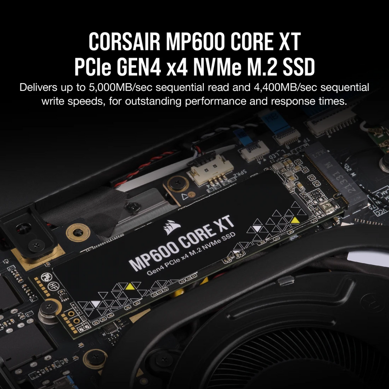 CORSAIR 2TB MP600 CORE XT CSSD-F2000GBMP600CXTR2 PCIe Gen4 x4 NVMe 1.4 M.2 SSD