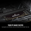 CORSAIR 4TB MP600 ELITE CSSD-F4000GBMP600ENH M.2 2280 PCIe Gen4 x4 SSD