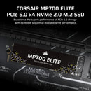 CORSAIR 1TB MP700 ELITE CSSD-F1000GBMP700ENH PCIe 5.0 (Gen 5) x4 NVMe M.2 SSD