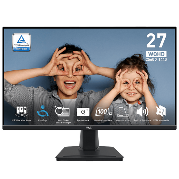 MSI 27" Pro MP275Q 100Hz 2K QHD IPS (16:9) 商用顯示器 (MO-MP275Q)