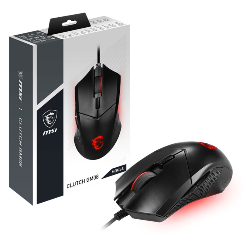 【電腦節搶購貨】MSI Clutch GM08 遊戲滑鼠 (ME-MCLGM08)