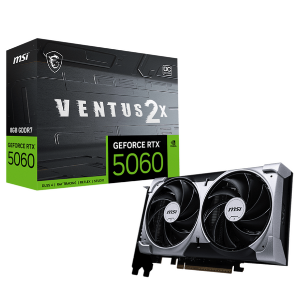 MSI GeForce Series RTX 5060 VENTUS 2X OC 8GB GDDR7 (DI-N5060E8)