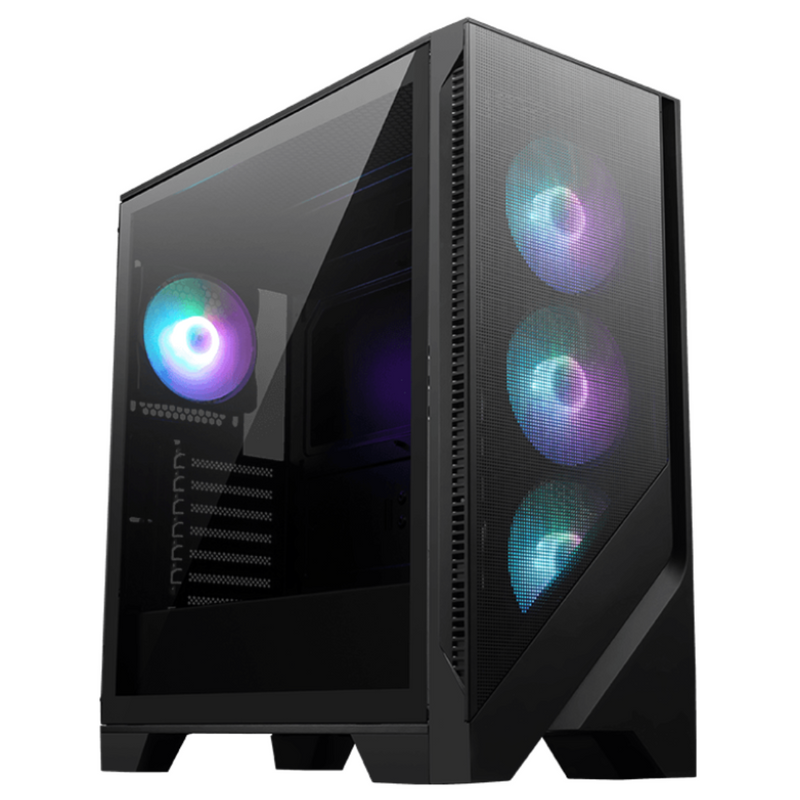 MSI MAG FORGE 321R AIRFLOW ARGB Tempered Glass ATX Case (CA-MAF31RA)