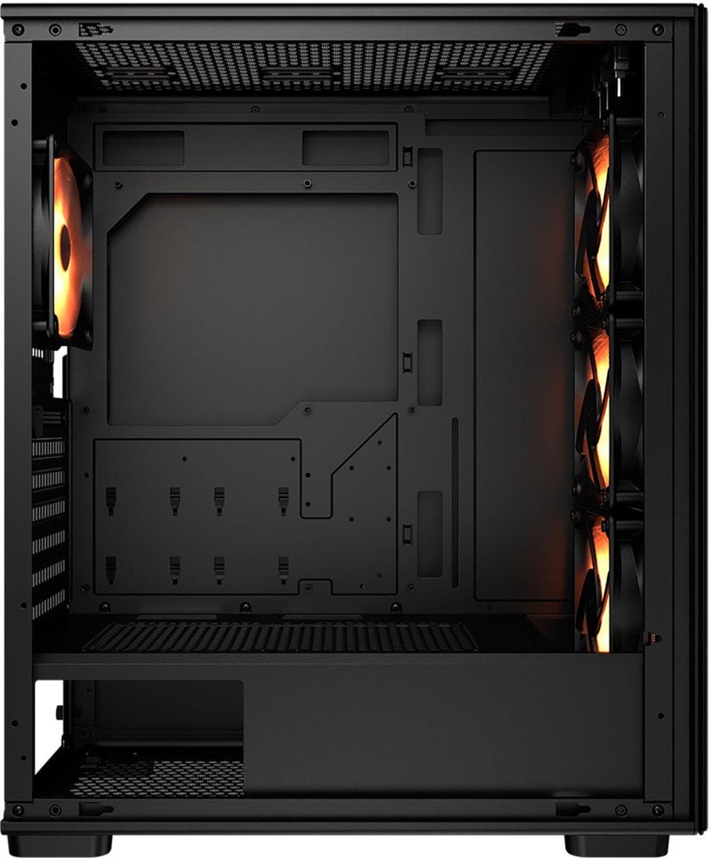 Cougar MX220 Black ARGB Tempered Glass ATX Case comes with 4 12cm ARGB fans pre-installed 