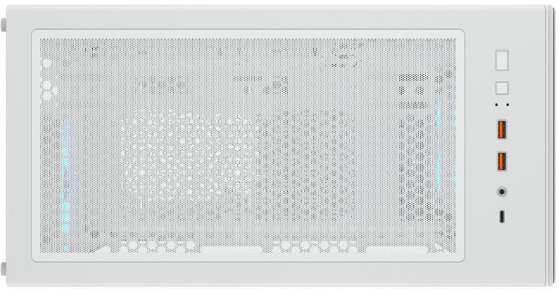 Cougar MX220 White ARGB Tempered Glass ATX Case comes with 4 12cm ARGB fans pre-installed 