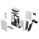 Fractal Design Meshify 2 Compact RGB White Clear Tempered Glass ATX Case FD-C-MES2C-08