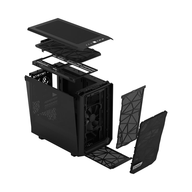 Fractal Design Meshify 2 Nano BLACK Dark Tempered Glass ATX Case FD-C-MES2N-01 