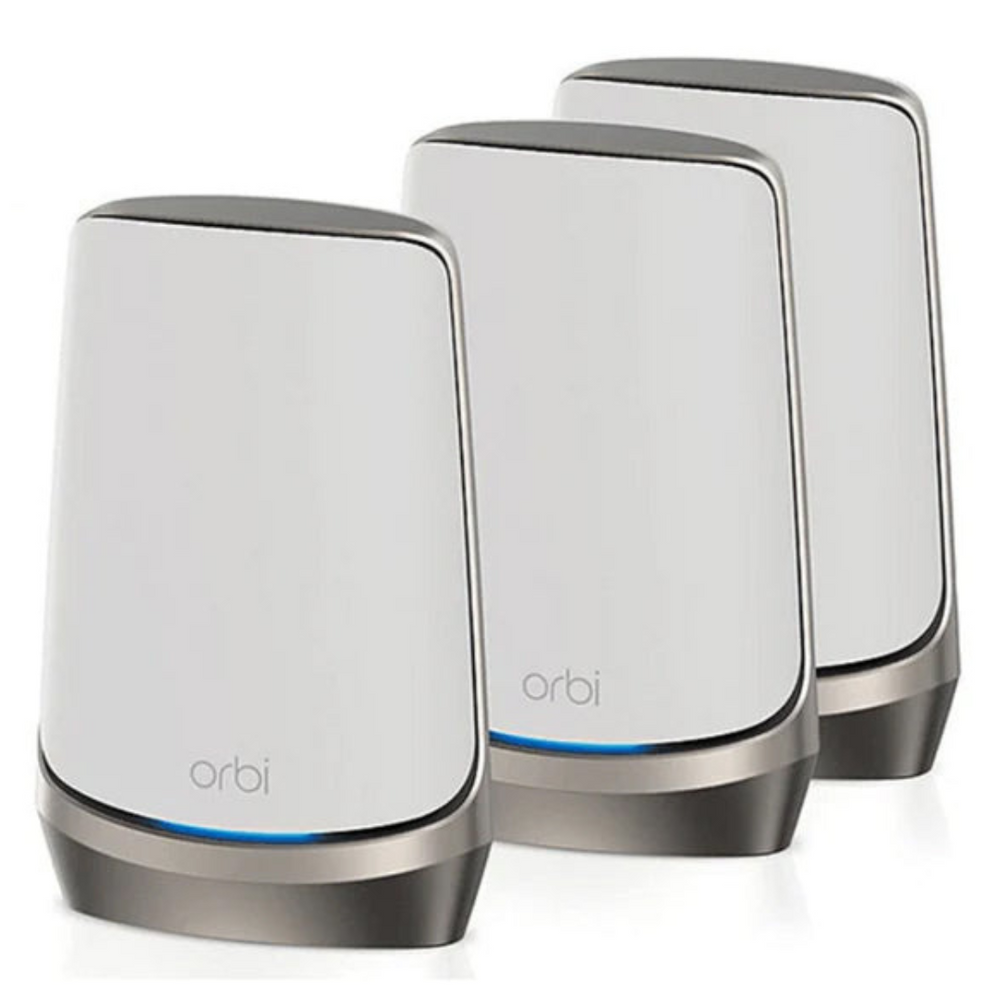 激安NETGEARネットギアOrbi RBKE963 3台セットAXE11000 NETGEAR Orbi RBKE963 AXE11000 Whole Home Quad-Band 10G WAN Mesh WiFi 6