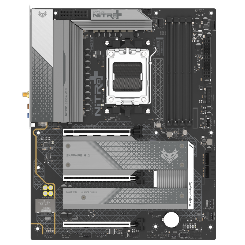 SAPPHIRE NITRO+ B850A WIFI 7 DDR5,Socket AM5 ATX Motherboard