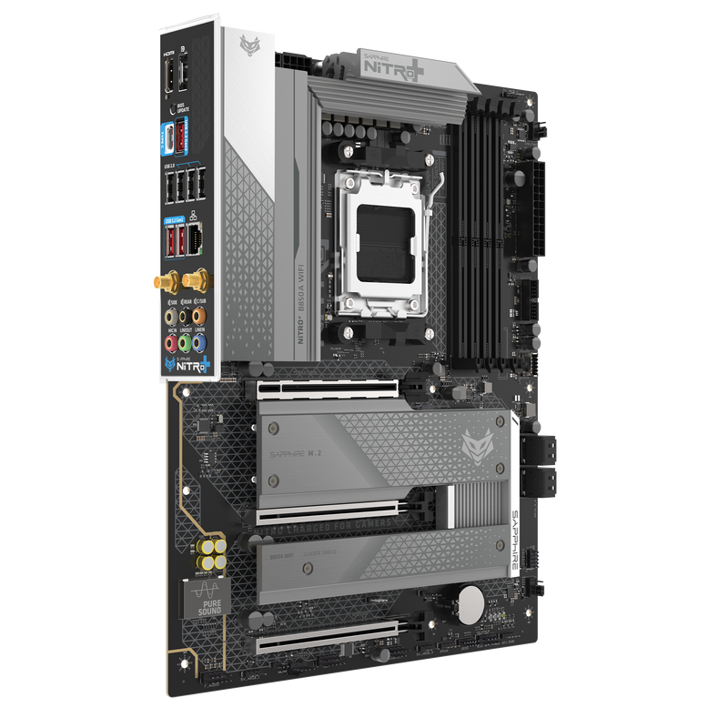 SAPPHIRE NITRO+ B850A WIFI 7 DDR5,Socket AM5 ATX Motherboard