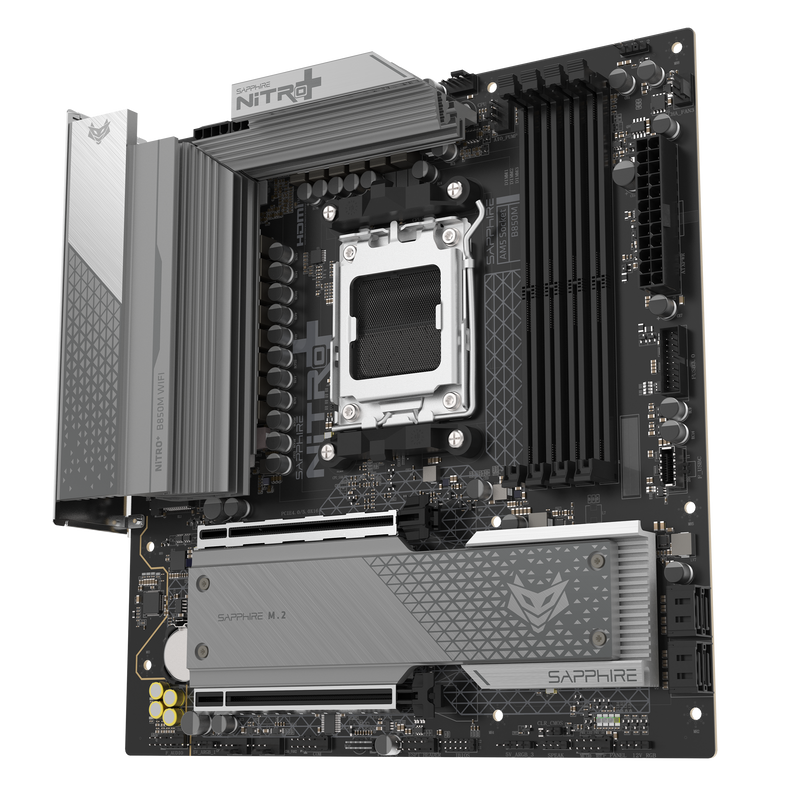 SAPPHIRE NITRO+ B850M WIFI DDR5,Socket AM5 mATX Motherboard