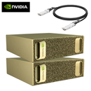 NVIDIA DGX Spark Founders Edition 精巧桌上型 AI 超級電腦 (NVIDIA GB10 / 128GB LPDDR5x / 4TB M.2 SSD) x2部 + QSFP專用連接線