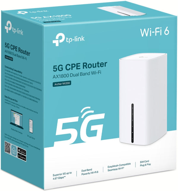 TP-Link Archer NX200 5G AX1800 Wireless Dual Band Gigabit Router