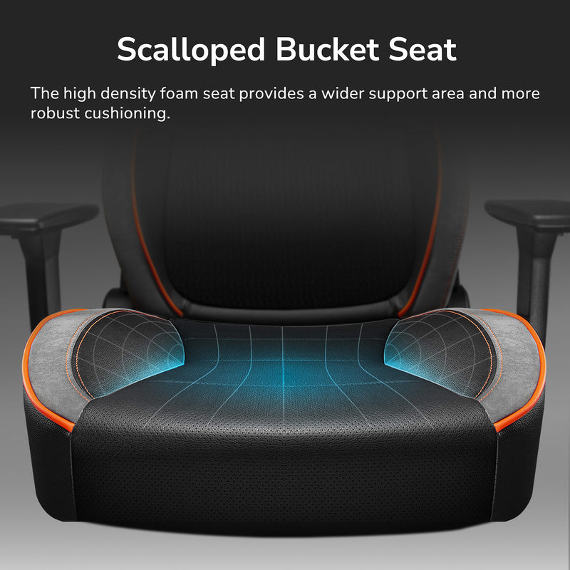 Cougar NxSys Aero Gaming Chair (Black Orange) (Direct Delivery from Agent) 