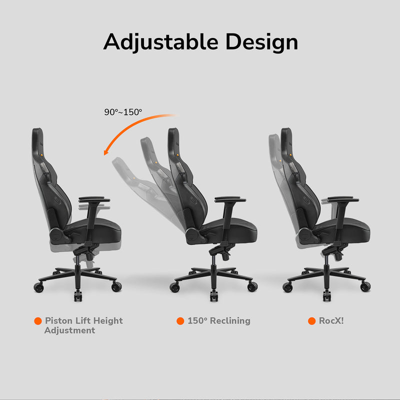 Cougar NxSys Aero Gaming Chair (Black Orange) (Direct Delivery from Agent) 