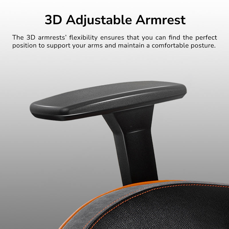Cougar NxSys Aero Gaming Chair (Black Orange) (Direct Delivery from Agent) 