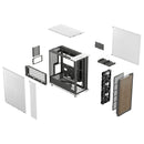 Fractal Design North XL Chalk White EATX Case with Oak Front and Mesh Side Panel FD-C-NOR1X-03