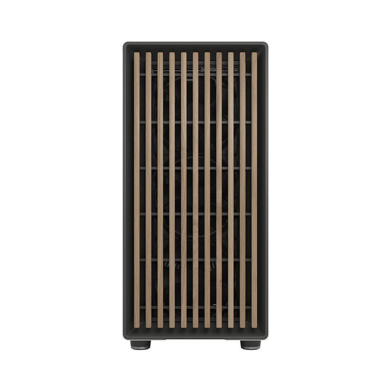 Fractal Design North XL Chalk White EATX Case with Oak Front and Mesh Side Panel FD-C-NOR1X-03