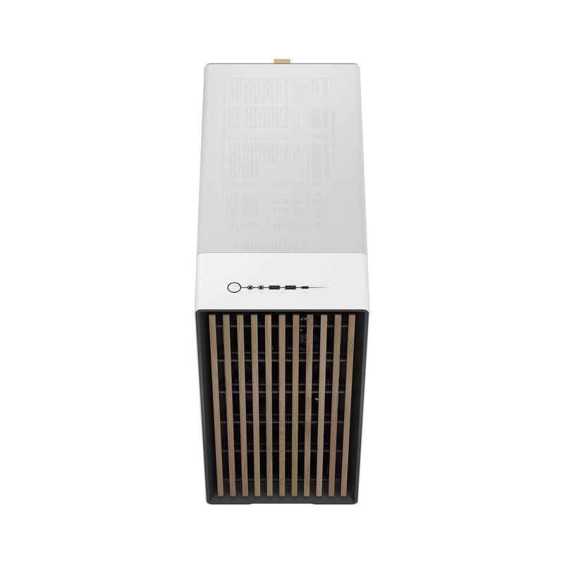 Fractal Design North XL Chalk White EATX Case with Oak Front and Mesh Side Panel FD-C-NOR1X-03