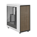 Fractal Design North XL Chalk White EATX Case with Oak Front and Clear TG Side Panel FD-C-NOR1X-04