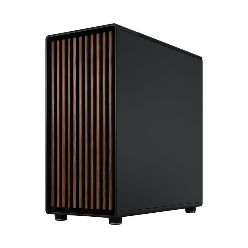 Fractal Design North XL Charcoal Black EATX Case with Walnut Front and Dark Tinted TG Side Panel FD-C-NOR1X-02 