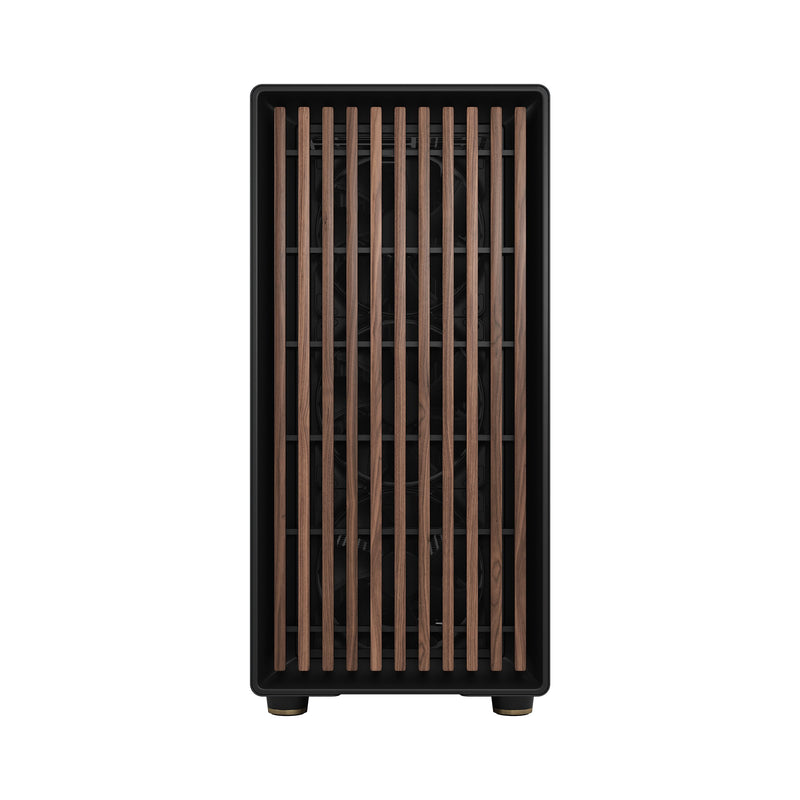 Fractal Design North XL Charcoal Black EATX Case with Walnut Front and Mesh Side Panel FD-C-NOR1X-01