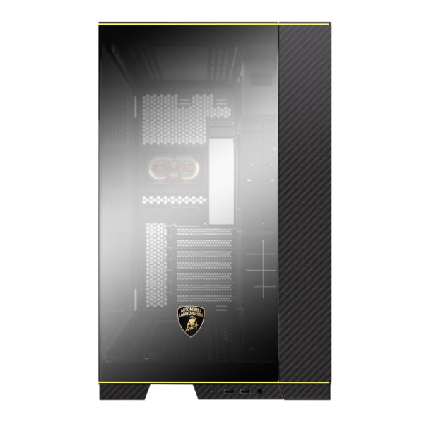 LIAN LI O11 Dynamic EVO RGB Automobili Lamborghini Edition PC-O11DERGBL 黑色 ATX Tower Case