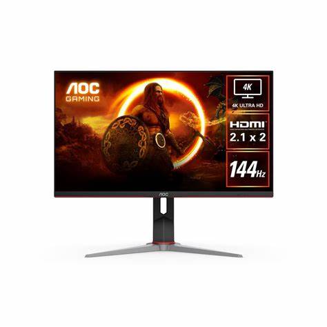 AOC 28" U28G2X/D 144Hz 4K UHD IPS (16:9) 電競顯示器(HDMI2.1)