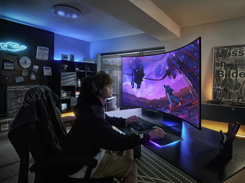 Samsung 55" Odyssey Ark LS55CG970NCXXK 165Hz 4K UHD Mini-LED (16:9) 曲面電競顯示器(HDMI2.1)
