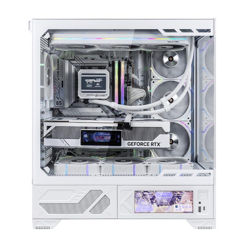 Vk03 VALKYRIE VK03 White 白色 ATX Case (6.2吋輕觸式屏幕 / 270度全視線無柱設計)