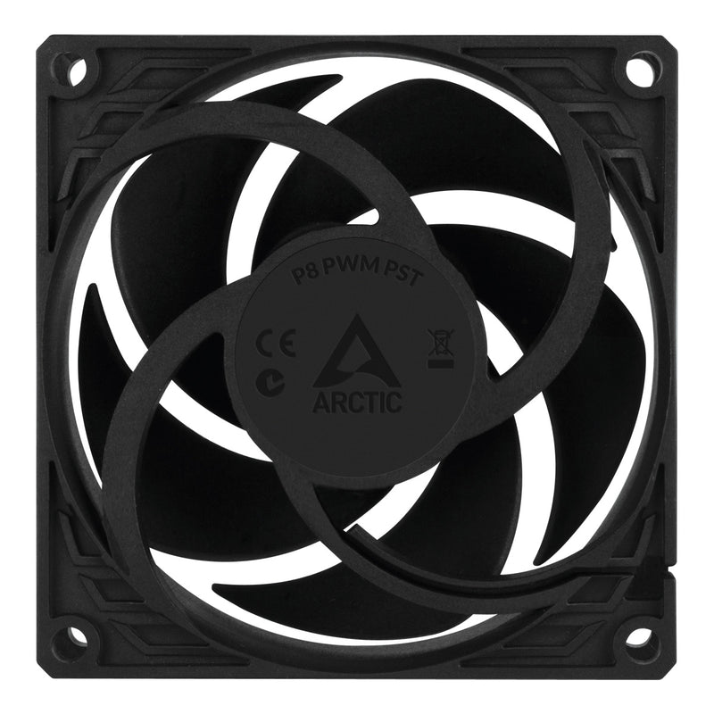 ARCTIC P8 PWM PST Black 80mm Case Fan (TH-RP8PPB)