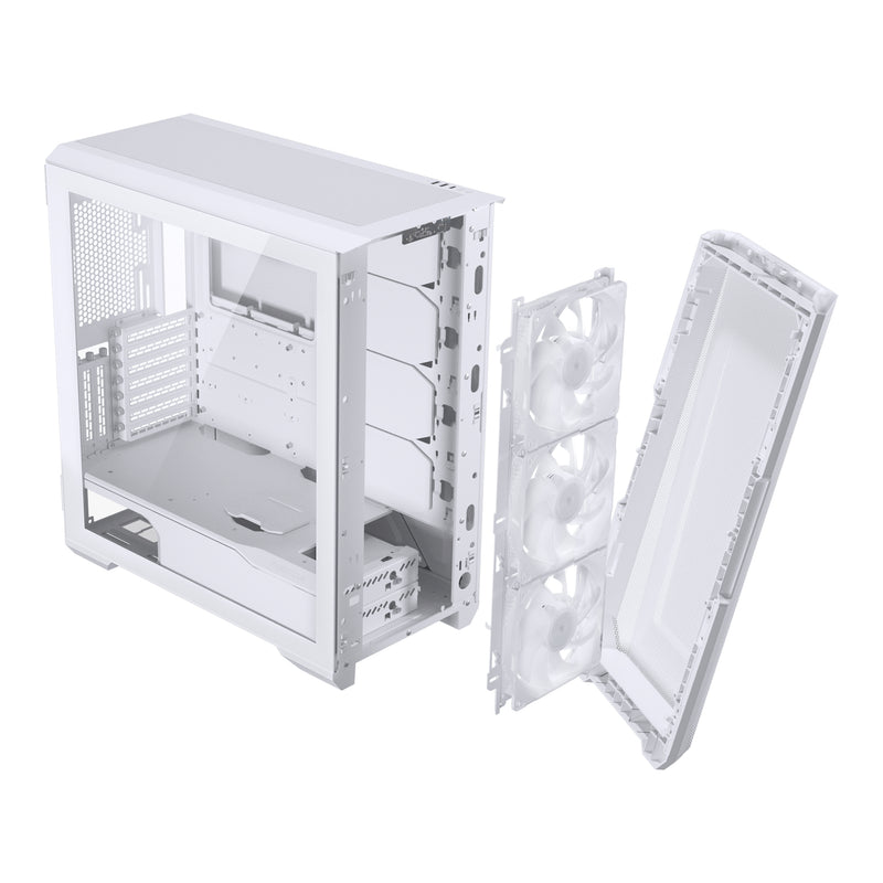 Phanteks Eclipse G500A Matte White 白色 DRGB Tempered Glass ATX Case PH-EC500GA_DMW01A