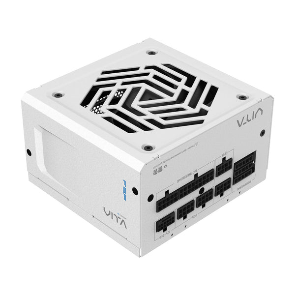 FSP VITA GM 850W WHITE White ATX3.1 PCI-E 5.1 ​​12V-2x6 80 Plus Gold Fully Modular Power Supply VITA-850GM WT 