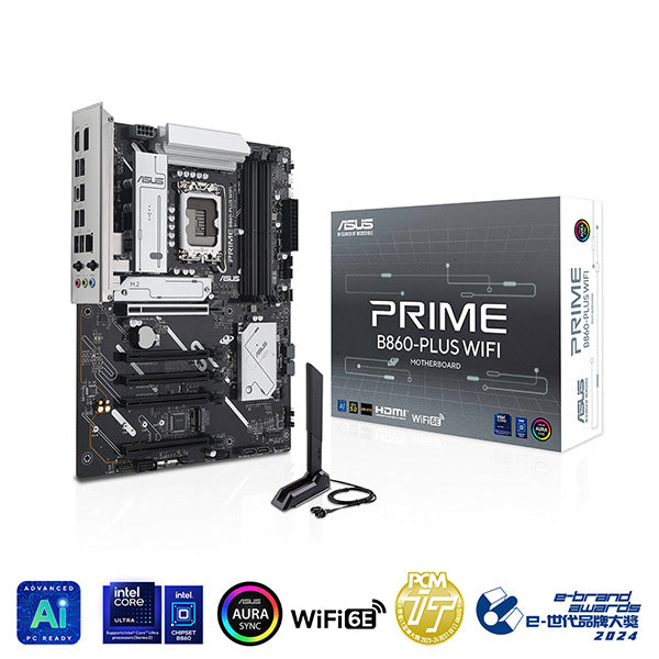 ASUS PRIME B860-PLUS WIFI-CSM DDR5,LGA 1851 ATX Motherboard (MB-AB86P+